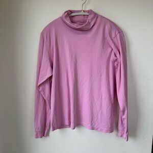 L.L. Bean Women's Pink Turtleneck Top